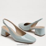 Sam Edelman Terra-Slingback-Kitten-Heel Frauen Seeschaumblau Schuhwerk 2P8JNV190 - Image 7