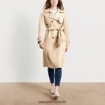 Sam Edelman Trenchcoat mit Gürtel Frauen Birke Bekleidung 2P8JNV1176 - Image 2