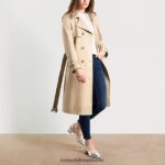 Sam Edelman Trenchcoat mit Gürtel Frauen Birke Bekleidung 2P8JNV1176 - Image 3