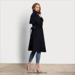 Sam Edelman Trenchcoat mit Gürtel Frauen Marine Bekleidung 2P8JNV1191 - Image 2