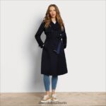 Sam Edelman Trenchcoat mit Gürtel Frauen Marine Bekleidung 2P8JNV1191