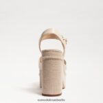 Sam Edelman Trianna-Plateausandale Frauen modernes Elfenbein Schuhwerk 2P8JNV533 - Image 5