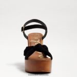 Sam Edelman Trista-Plateausandale Frauen schwarzes Wildleder Schuhwerk 2P8JNV402 - Image 3
