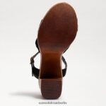Sam Edelman Trista-Plateausandale Frauen schwarzes Wildleder Schuhwerk 2P8JNV402 - Image 6