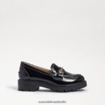 Sam Edelman Tully-Loafer Kinder Black-Box-Leder Schuhwerk 2P8JNV922 - Image 2