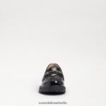 Sam Edelman Tully-Loafer Kinder Black-Box-Leder Schuhwerk 2P8JNV922 - Image 3