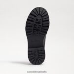 Sam Edelman Tully-Loafer Kinder Black-Box-Leder Schuhwerk 2P8JNV922 - Image 6