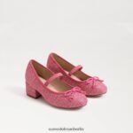 Sam Edelman Tyra Mary Jane mit Blockabsatz Kinder pinke Rose Schuhwerk 2P8JNV977