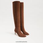 Sam Edelman Ursula hoher Stiefel Frauen geröstete Kokosnuss Schuhwerk 2P8JNV745