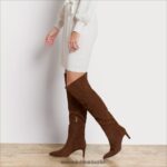 Sam Edelman Ursula hoher Stiefel Frauen geröstete Kokosnuss Schuhwerk 2P8JNV745 - Image 8