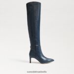 Sam Edelman Ursula hoher Stiefel Frauen Pazifikmarine Schuhwerk 2P8JNV743 - Image 2