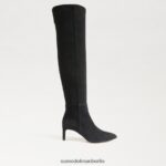Sam Edelman Ursula hoher Stiefel Frauen schwarzes Wildleder Schuhwerk 2P8JNV744 - Image 2