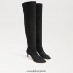 Sam Edelman Ursula hoher Stiefel Frauen schwarzes Wildleder Schuhwerk 2P8JNV744