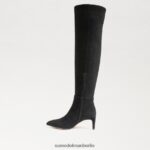 Sam Edelman Ursula hoher Stiefel Frauen schwarzes Wildleder Schuhwerk 2P8JNV744 - Image 4