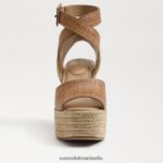 Sam Edelman Vada Espadrille-Keilsandale Frauen cuoio Schuhwerk 2P8JNV384 - Image 3