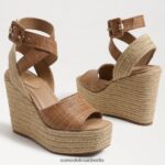Sam Edelman Vada Espadrille-Keilsandale Frauen cuoio Schuhwerk 2P8JNV384 - Image 7