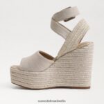 Sam Edelman Vada Espadrille-Keilsandale Frauen natürlich Schuhwerk 2P8JNV382 - Image 4