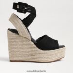 Sam Edelman Vada Espadrille-Keilsandale Frauen Schwarz Schuhwerk 2P8JNV381 - Image 2