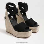 Sam Edelman Vada Espadrille-Keilsandale Frauen Schwarz Schuhwerk 2P8JNV381