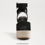 Sam Edelman Vada Espadrille-Keilsandale Frauen Schwarz Schuhwerk 2P8JNV381 - Image 3