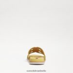 Sam Edelman Valeri Slide-Sandale Kinder buttergelbes Leder Schuhwerk 2P8JNV1048 - Image 5