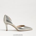 Sam Edelman Viv-Pumpe mit spitzer Zehenpartie Frauen Platin Schuhwerk 2P8JNV368 - Image 2
