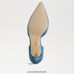 Sam Edelman Viv-Pumpe mit spitzer Zehenpartie Frauen Saphir-Wildleder Schuhwerk 2P8JNV369 - Image 6