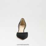 Sam Edelman Viv-Pumpe mit spitzer Zehenpartie Frauen schwarzes Wildleder Schuhwerk 2P8JNV367 - Image 3