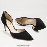 Sam Edelman Viv-Pumpe mit spitzer Zehenpartie Frauen schwarzes Wildleder Schuhwerk 2P8JNV367 - Image 7