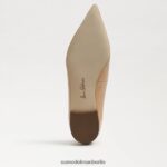 Sam Edelman Wanda spitze Zehenpartie flach Frauen goldenes Sandpatent Schuhwerk 2P8JNV482 - Image 6