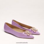 Sam Edelman Wanda Tour spitze Zehenpartie flach Frauen lilachaze Schuhwerk 2P8JNV272