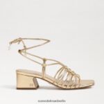 Sam Edelman Westley Schnürsandale mit Blockabsatz Frauen Bernstein Gold Schuhwerk 2P8JNV399 - Image 2