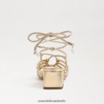 Sam Edelman Westley Schnürsandale mit Blockabsatz Frauen Bernstein Gold Schuhwerk 2P8JNV399 - Image 5