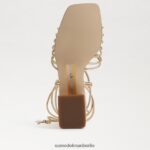 Sam Edelman Westley Schnürsandale mit Blockabsatz Frauen Bernstein Gold Schuhwerk 2P8JNV399 - Image 6