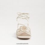 Sam Edelman Westley Schnürsandale mit Blockabsatz Frauen modernes Elfenbein Schuhwerk 2P8JNV397 - Image 3