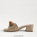 Sam Edelman Weston-Rutsche Frauen Eierschale Schuhwerk 2P8JNV628 - Image 4