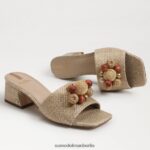 Sam Edelman Weston-Rutsche Frauen Eierschale Schuhwerk 2P8JNV628 - Image 7