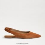 Sam Edelman Whitney Slingback, spitze Zehenpartie, flach Frauen Grenzbraun Schuhwerk 2P8JNV739 - Image 2