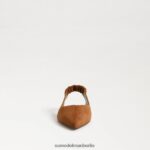 Sam Edelman Whitney Slingback, spitze Zehenpartie, flach Frauen Grenzbraun Schuhwerk 2P8JNV739 - Image 3