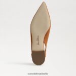 Sam Edelman Whitney Slingback, spitze Zehenpartie, flach Frauen Grenzbraun Schuhwerk 2P8JNV739 - Image 6