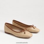Sam Edelman Wiese Ballerina Frauen gebleichtes Buchenholz Schuhwerk 2P8JNV171