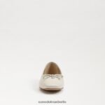 Sam Edelman Wiese Ballerina Frauen modernes Elfenbein Schuhwerk 2P8JNV174 - Image 3