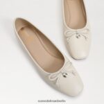 Sam Edelman Wiese Ballerina Frauen modernes Elfenbein Schuhwerk 2P8JNV174 - Image 7