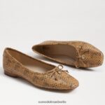 Sam Edelman Wiese Ballerina Frauen Weizen Schuhwerk 2P8JNV176 - Image 7
