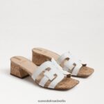 Sam Edelman Winslow-Mule-Absatz Frauen helles Weiss Schuhwerk 2P8JNV354