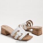 Sam Edelman Winslow-Mule-Absatz Frauen helles Weiss Schuhwerk 2P8JNV354 - Image 7
