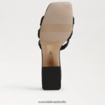 Sam Edelman Winter-Sandale mit Blockabsatz Frauen Schwarz Schuhwerk 2P8JNV186 - Image 6