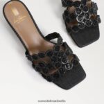 Sam Edelman Winter-Sandale mit Blockabsatz Frauen Schwarz Schuhwerk 2P8JNV186 - Image 7
