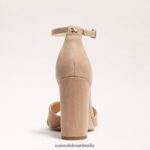 Sam Edelman Yancy-Sandale mit Knöchelriemen Frauen Haferflocken Schuhwerk 2P8JNV775 - Image 5