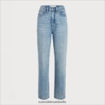 Sam Edelman Yaro-90er-Jahre-Hose mit hohem Bund Frauen Ozeanantrieb Bekleidung 2P8JNV1200 - Image 5